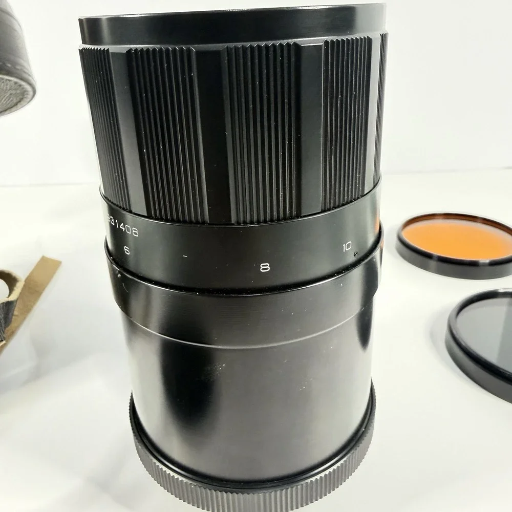 Vintage Soviet MS ZM-5SA 500mm f/8 Lens Kit USSR w Filters & Case